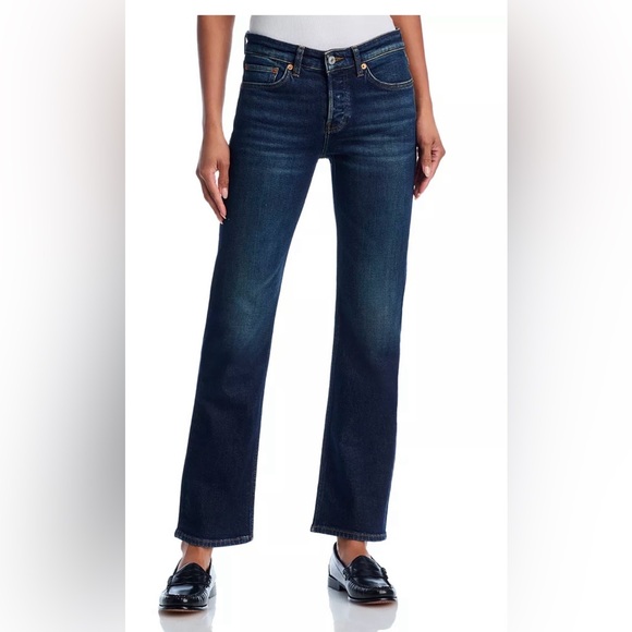 Re/Done Denim - Re/Done Indigo Straight Leg Jeans